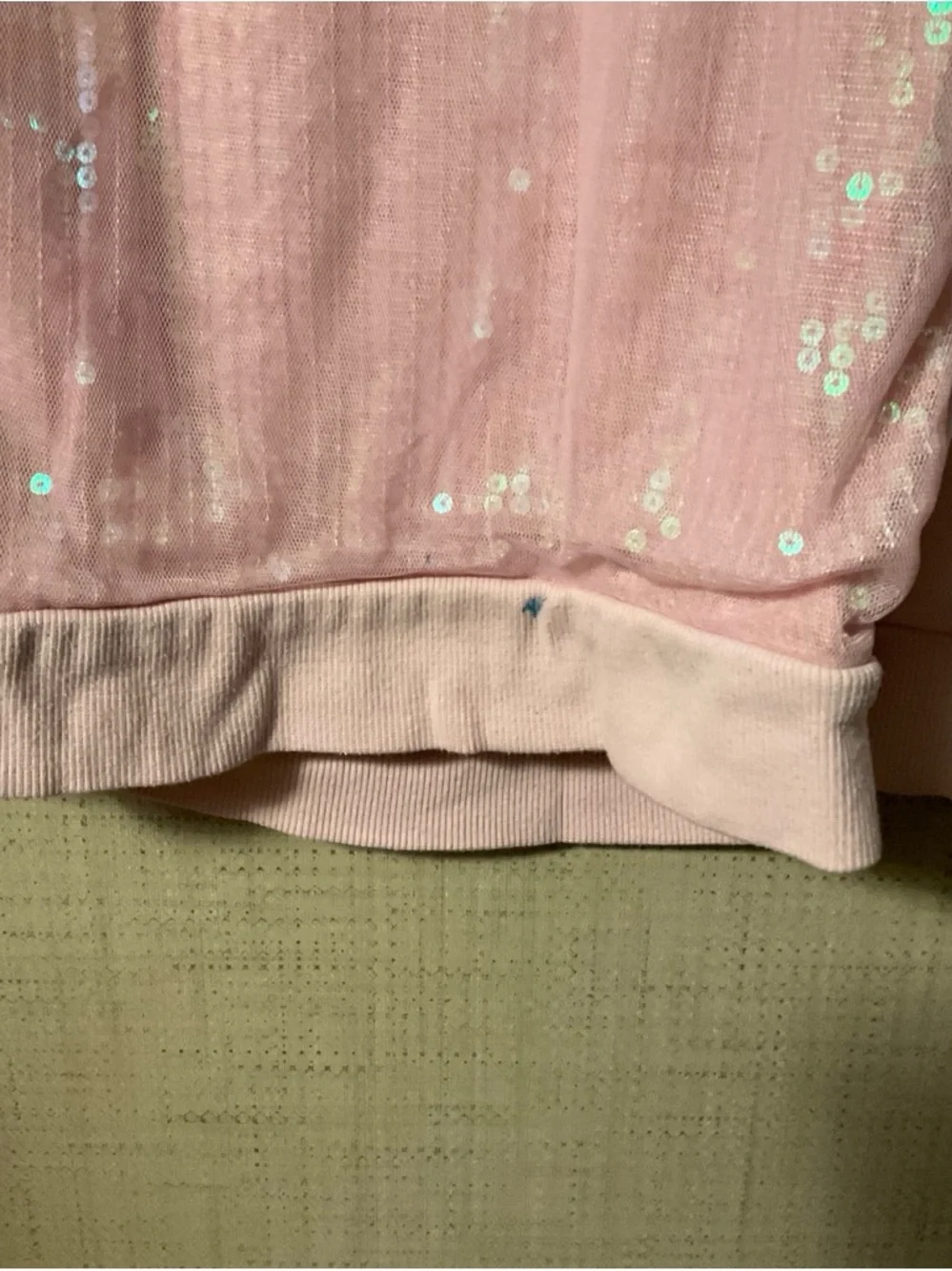 The Children's Place Light Pink Sequin Sweatshirt